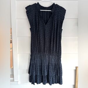 Current Air Navy Sleeveless Textured Dress- size M